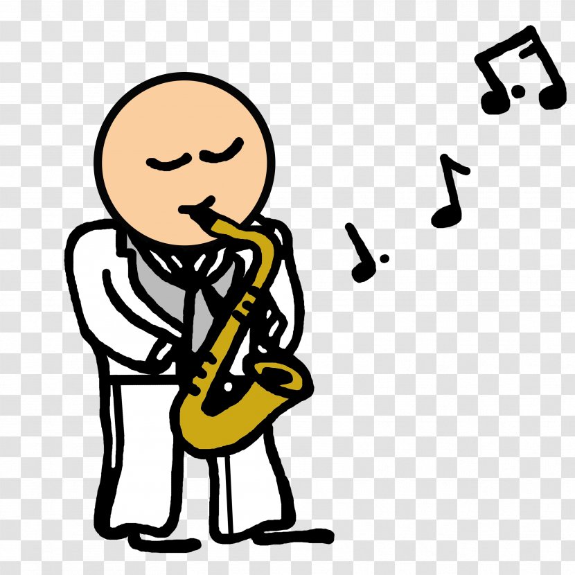 Saxophone Uludağ Sözlük Cartoon Clip Art - Watercolor Transparent PNG