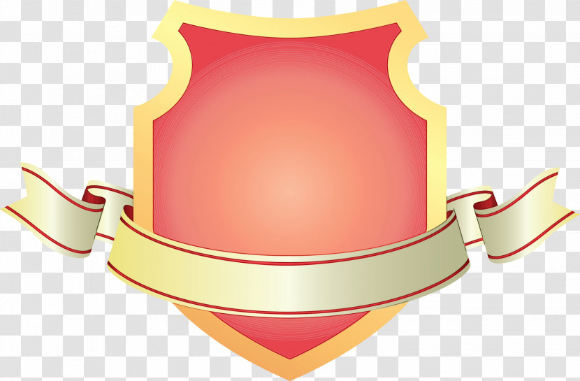 Red Pink Shield Neck Logo Transparent PNG