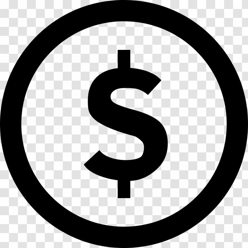 Dollar Sign Icon - Text Transparent PNG