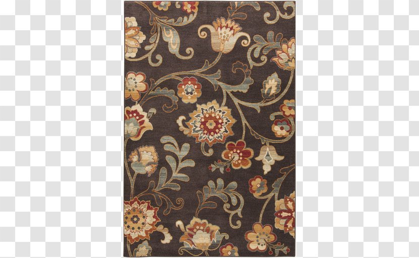 Paisley Arabesque Carpet Area Wallpaper - Visual Arts - Furniture Transparent PNG