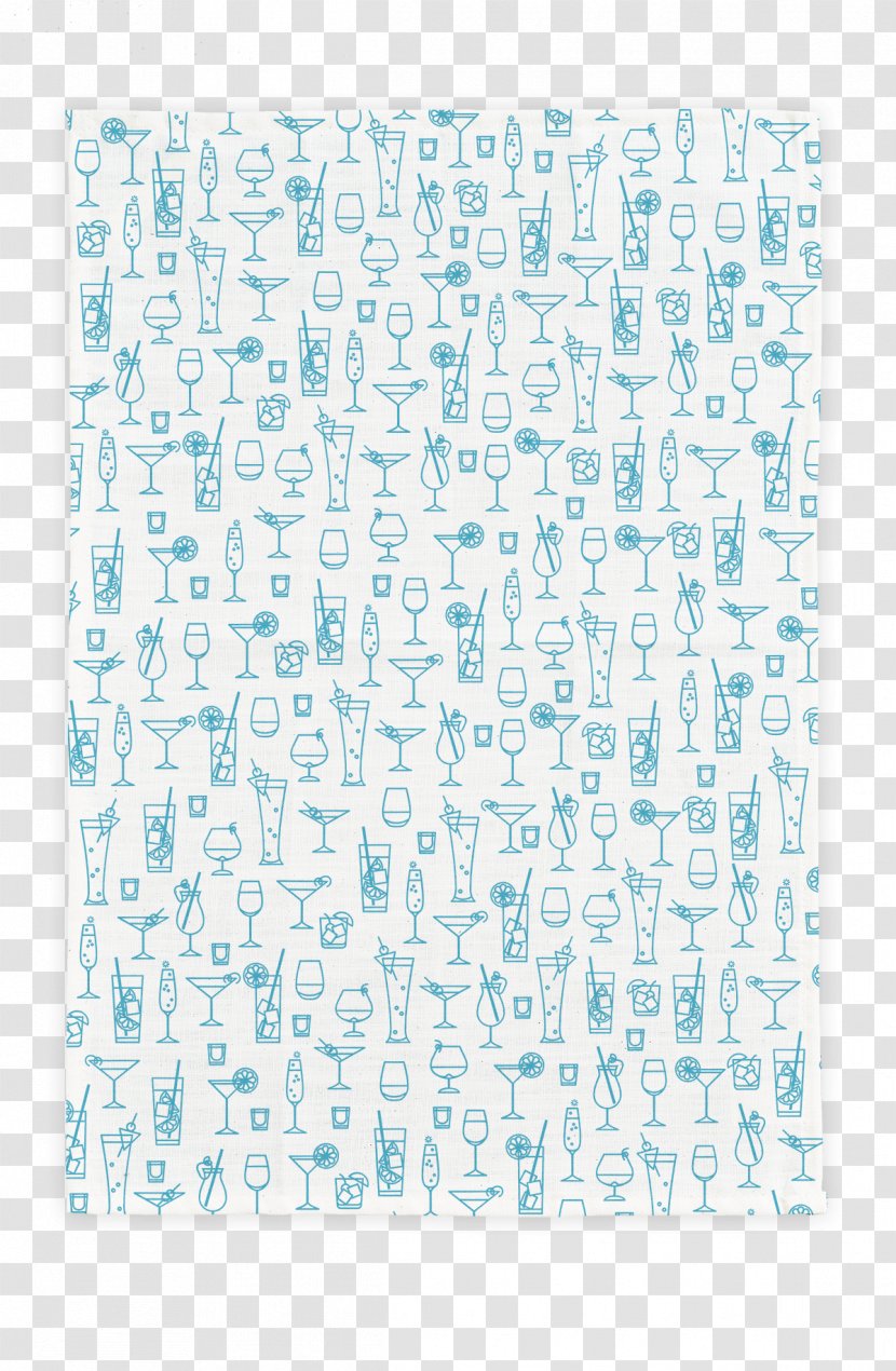 Towel Drap De Neteja Line Point Cocktail - Rectangle Transparent PNG