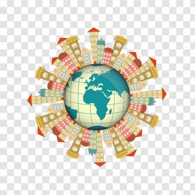 World Map Icon - Vector Earth And Construction Transparent PNG