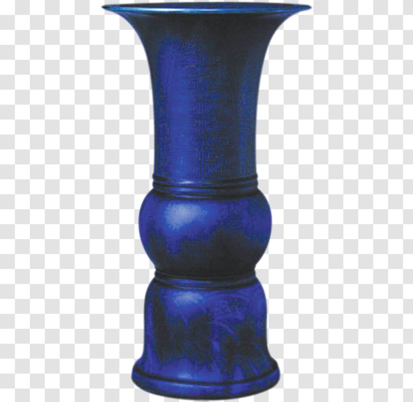 Cobalt Blue Vase Transparent PNG