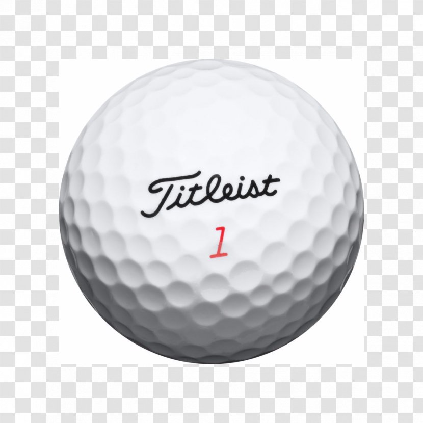 Titleist DT TruSoft Golf Balls Pro V1 - V1x Transparent PNG