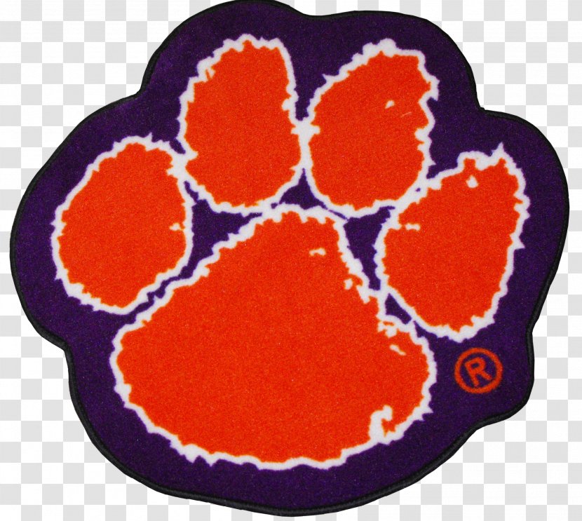 Clemson University Tigers Men's Basketball Paw Cat - Tiger Transparent PNG