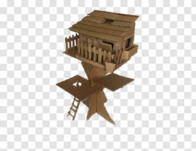 Tree House Cardboard Box Building - Playhouses Transparent PNG