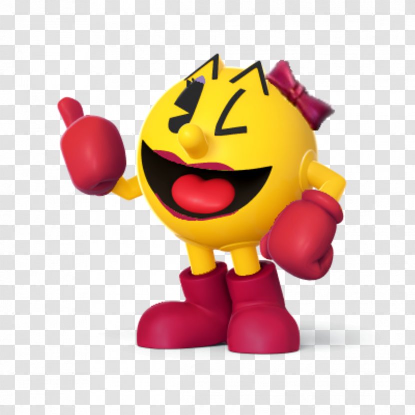 Ms. Pac-Man Super Smash Bros. For Nintendo 3DS And Wii U & Galaga Dimensions - Arcade Game - Pac Man Transparent PNG