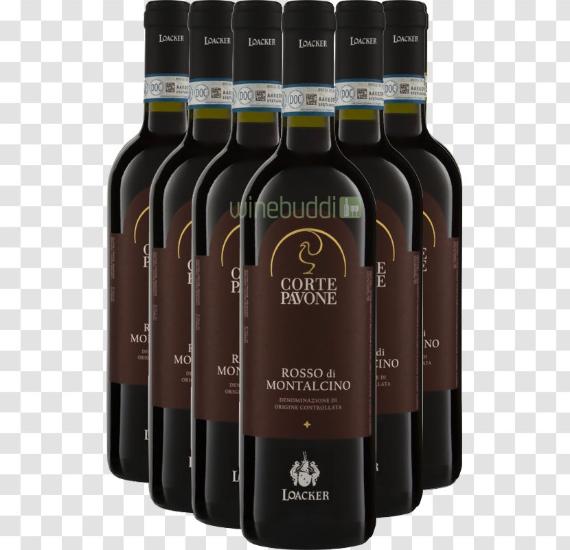 Liqueur Corte Pavone Winery Rosso Di Montalcino Dessert Wine - Red Transparent PNG