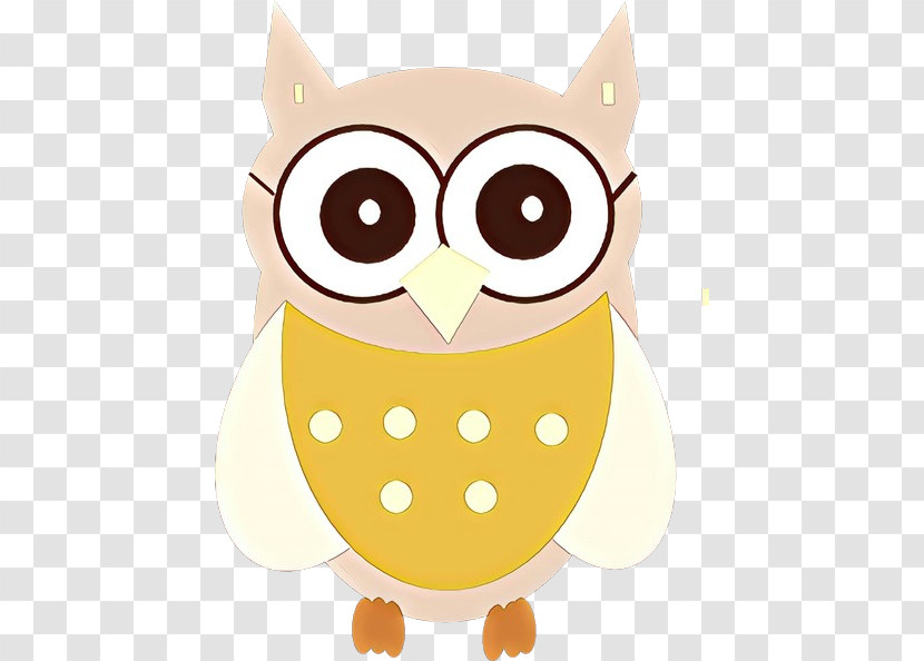 Owl Cartoon Bird Of Prey Bird Eastern Screech Owl Transparent PNG