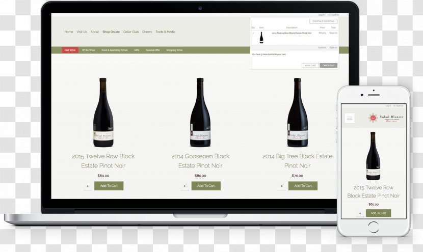 Winery Get Ready For 2018 Bottle Web Design - Multimedia - Wine Transparent PNG