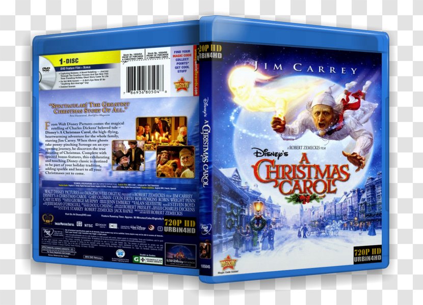 Blu-ray Disc DVD A Christmas Carol Brand - Dvd Transparent PNG