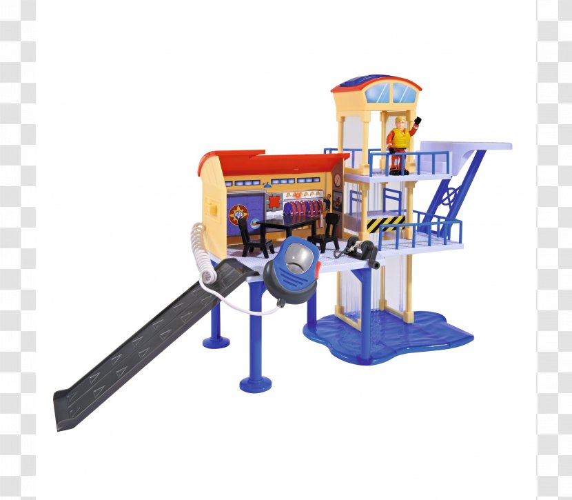 Firefighter Fireman Sam Ocean Rescue Station Fire Department Toy - The Great Of Pontypandy Transparent PNG