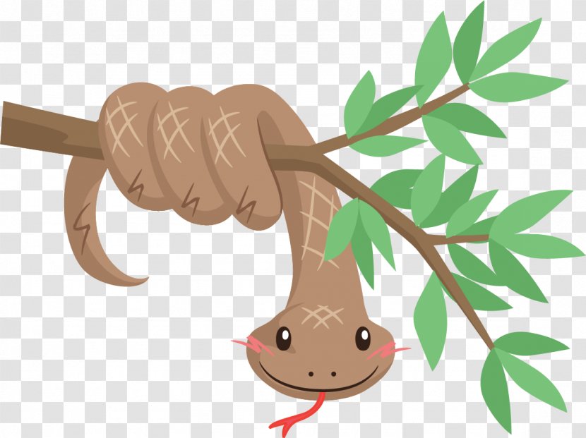 Snake Reptile Vipers Illustration - Drawing - Vector Painted Tree Branches Transparent PNG