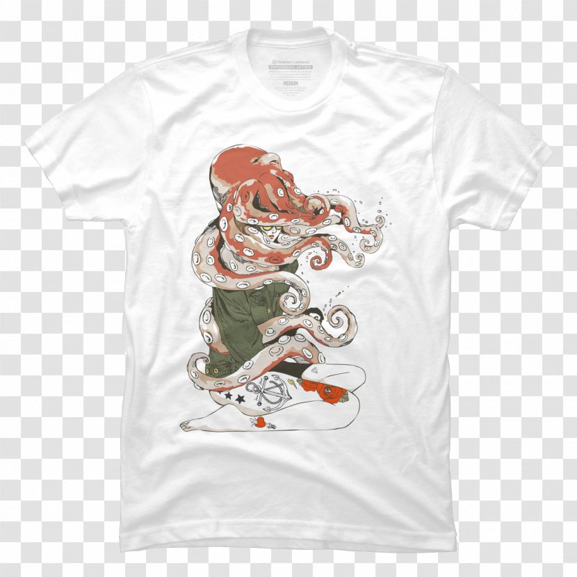 Octopus Art Illustrator T-shirt - Clothing - Birdcage By Artis Transparent PNG