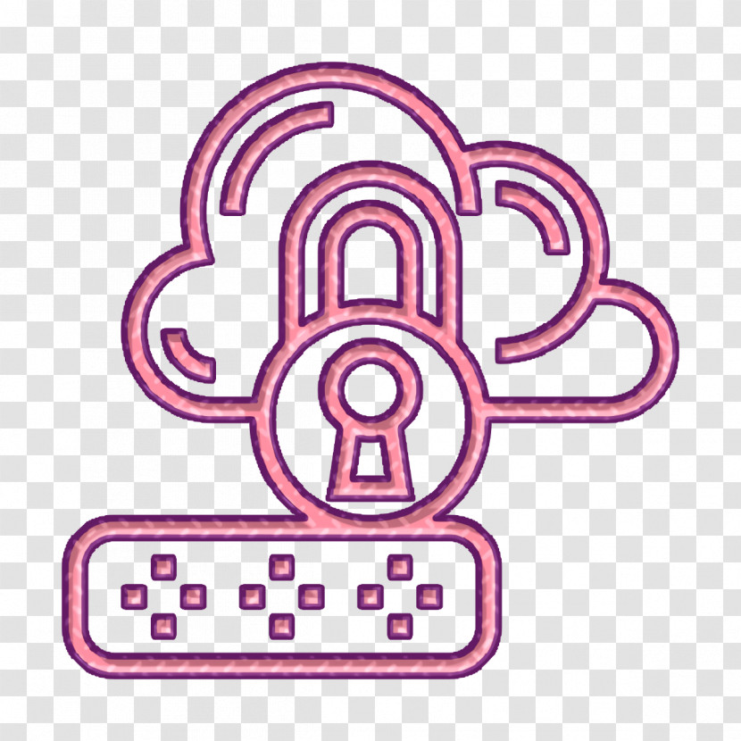 Password Icon Cyber Crime Icon Transparent PNG