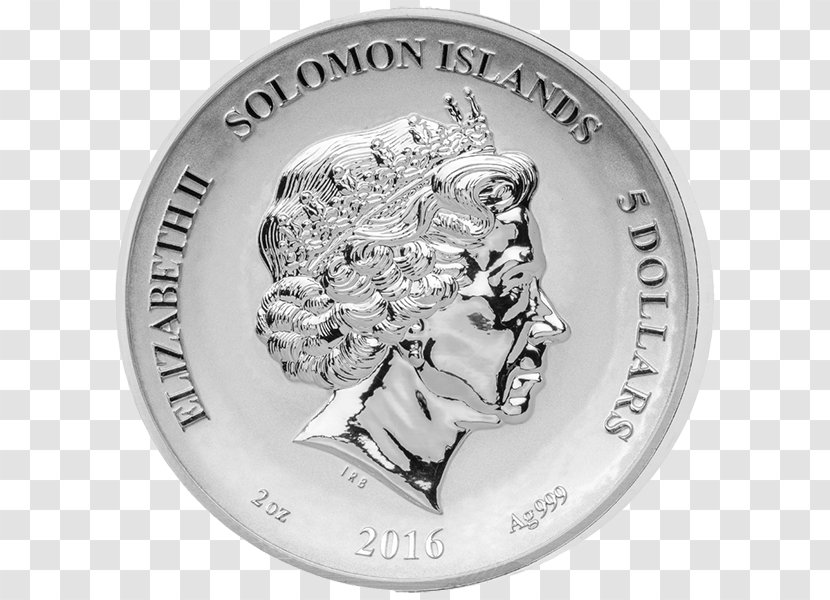 Coin Silver Solomon Islands Legend Mythology - Money Transparent PNG