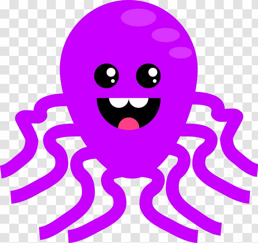 Octopus T-shirt Purple Clip Art - Tree - Octapus Transparent PNG