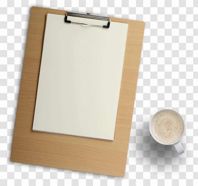 Service Marketing Company - Wood Clipboard And Coffee Cup Transparent PNG