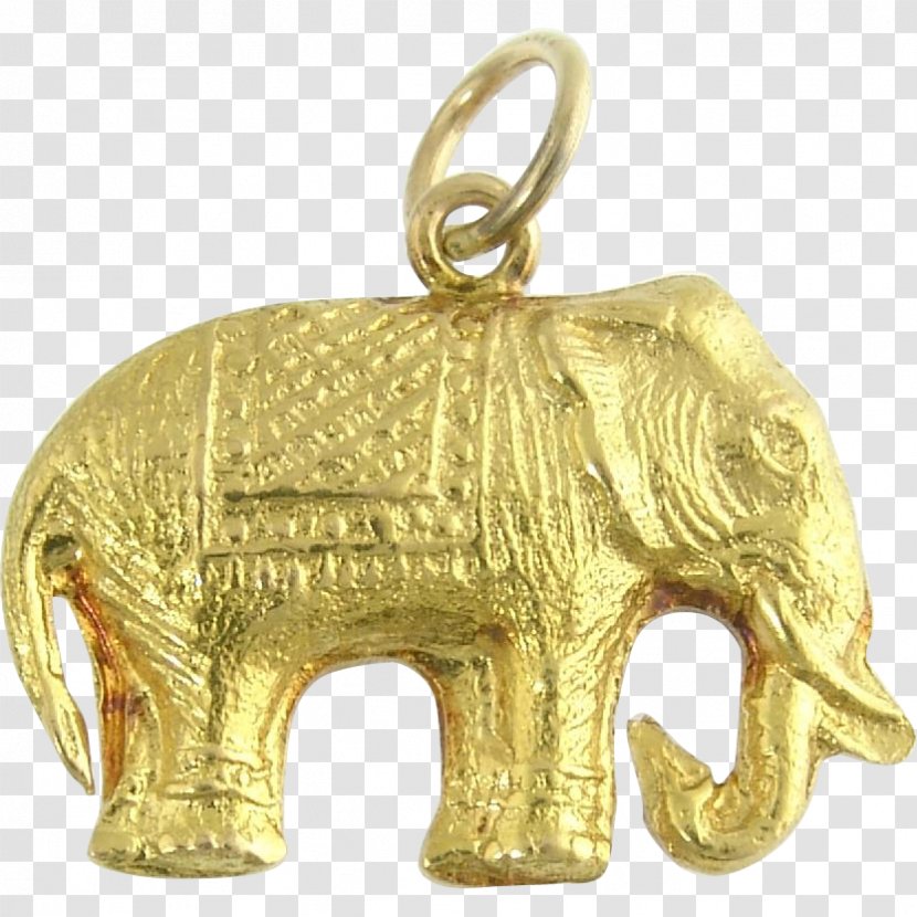 Indian Elephant Locket Gold 01504 Silver - Jewellery Transparent PNG