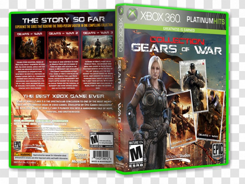 Xbox 360 Gears Of War: Judgment War 3 4 - Ultimate Edition Transparent PNG