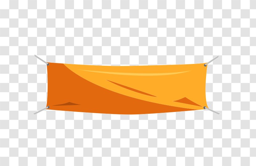 Line Angle Font - Orange - Roll Up Stand Transparent PNG