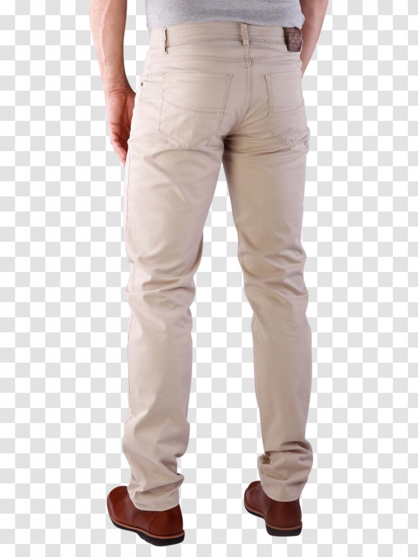 Jeans Denim Waist - Trousers - Beige Transparent PNG