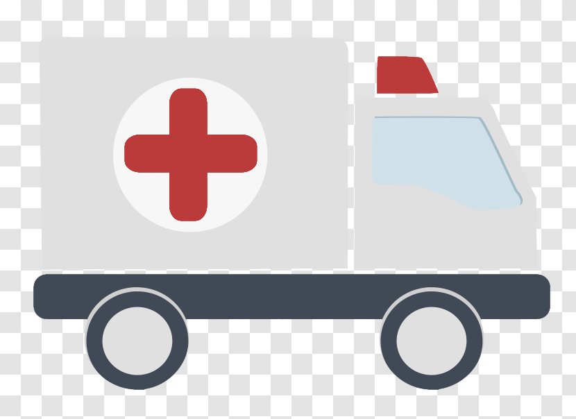 Ambulance Flat Design - Icon Transparent PNG
