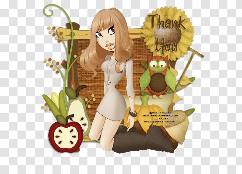 Flower Figurine Character Clip Art - Stuffed Toy - Thank You Tag Transparent PNG