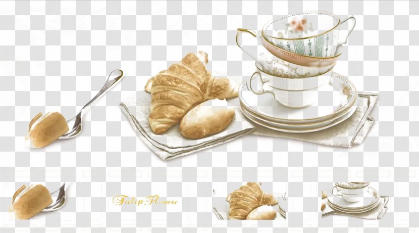 Coffee Breakfast Anpan Bubur Kacang Hijau Milk - Breads Transparent PNG