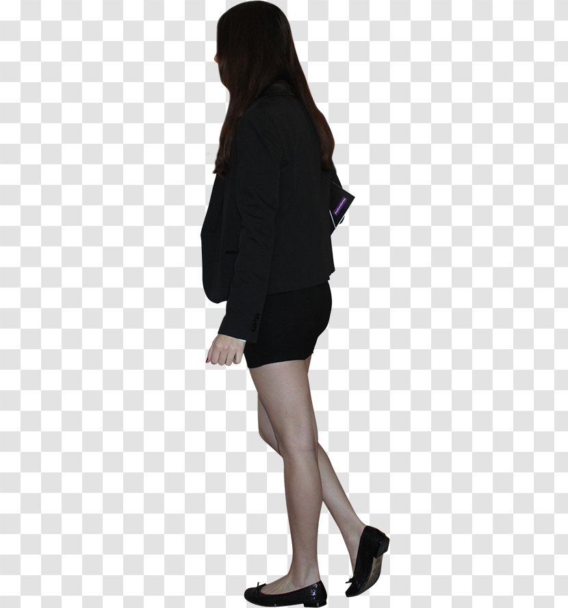 Sleeve Little Black Dress Shoulder - Silhouette - Duran Transparent PNG