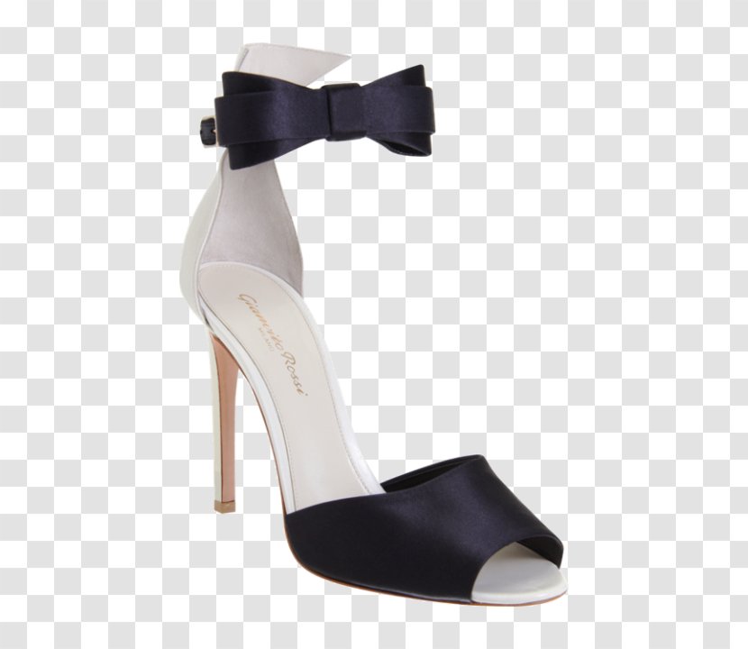Shoe Sandal Slipper Bow Tie Black - Dress - Wedding Shoes Transparent PNG
