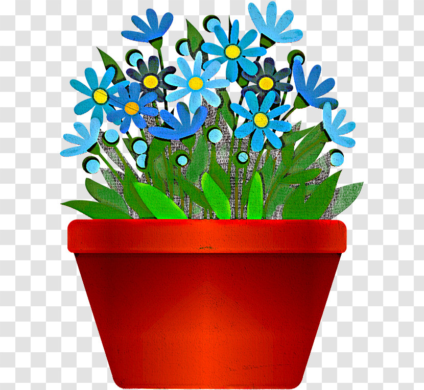 Flowerpot Flower Plant Wildflower Forget-me-not Transparent PNG