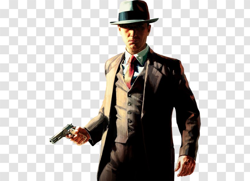L.A. Noire Video Game Rockstar Games Cole Phelps PlayStation 3 - Mafia Transparent PNG