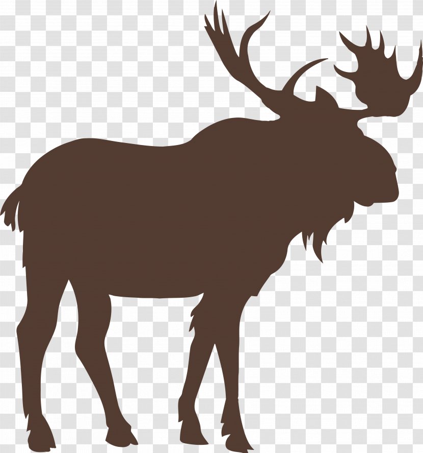 Moose Vector Graphics Royalty-free Stock Photography Illustration - Can Photo - Silhouette Transparent PNG