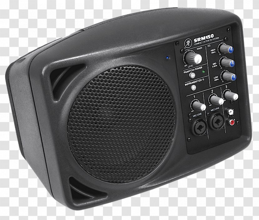 Mackie SRM150 Audio Mixers Public Address Systems - Cartoon - Microphone Transparent PNG
