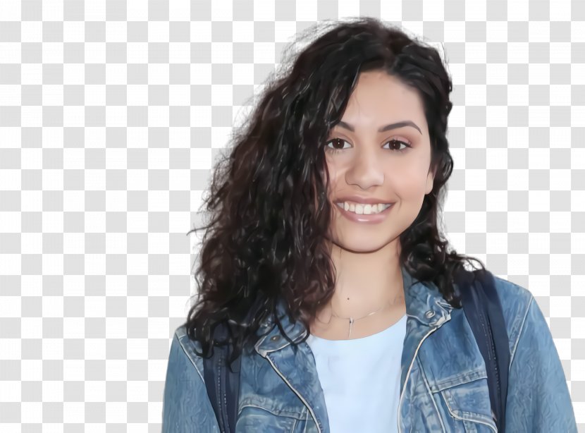 Alessia Cara - Lace Wig - Portrait Layered Hair Transparent PNG