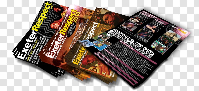 Advertising Brochure Exeter Respect CIC Graphic Design - Catalog - Drink Night Flyer Transparent PNG