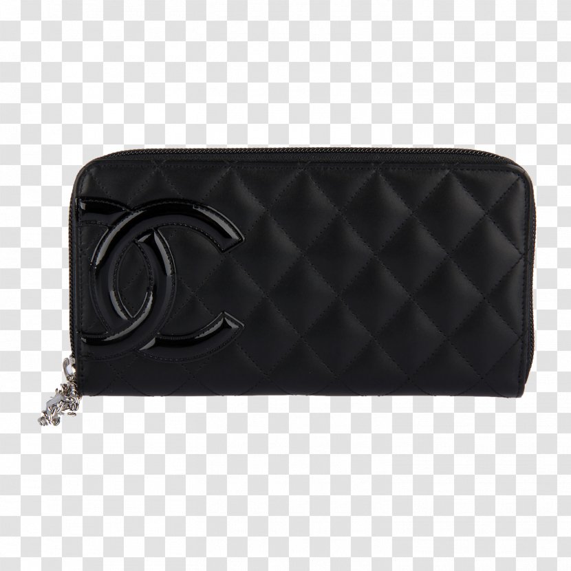 Handbag Leather Wallet Coin Purse - Rectangle - CHANEL Bag Black Female Models Transparent PNG