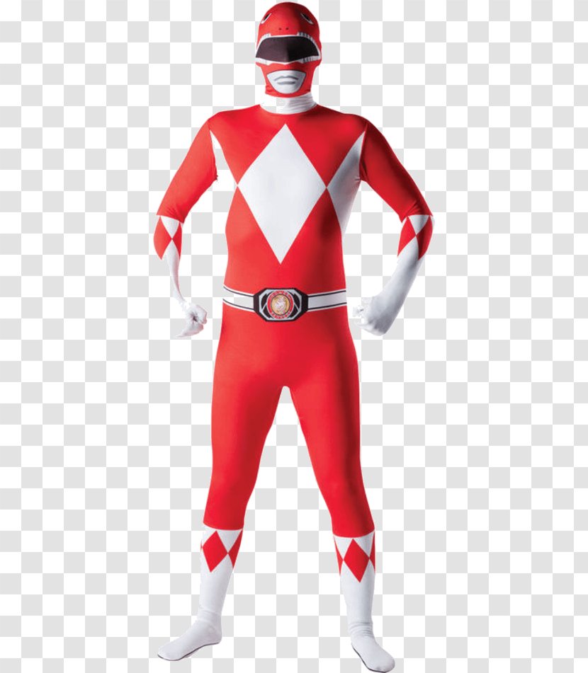 Red Ranger Tommy Oliver Billy Cranston Costume Party - Design - Suit Transparent PNG