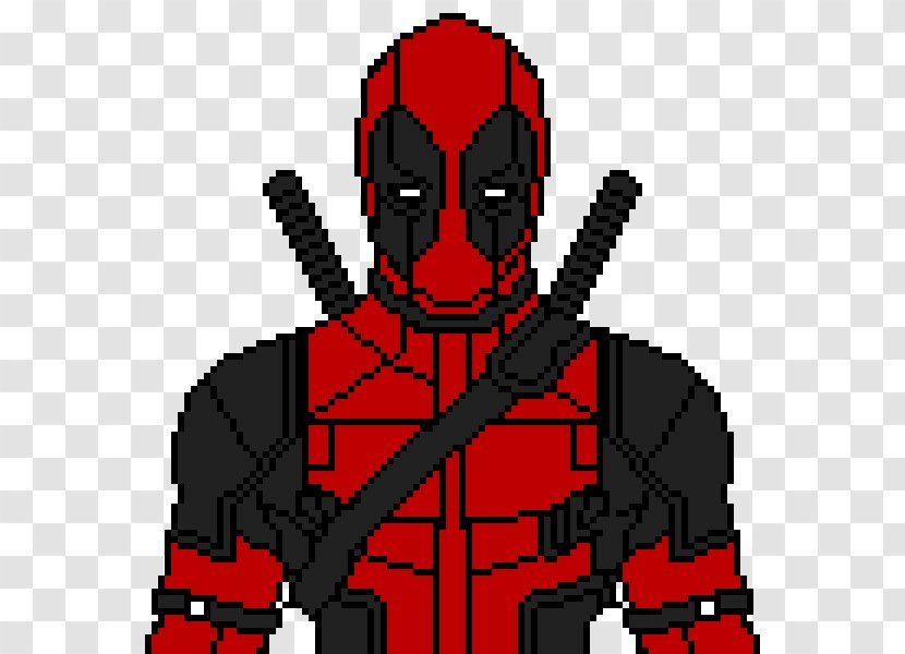 Deadpool Pixel Art Comics - Marty McFly Transparent PNG