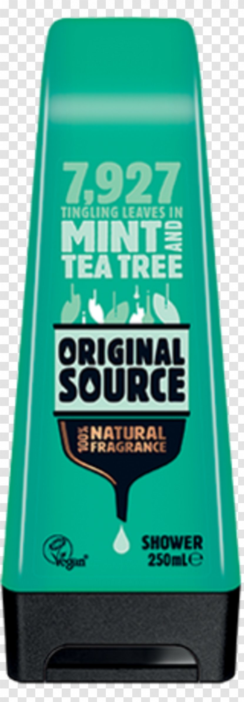 Shower Gel Tea Tree Oil Mint Cosmetics Transparent PNG