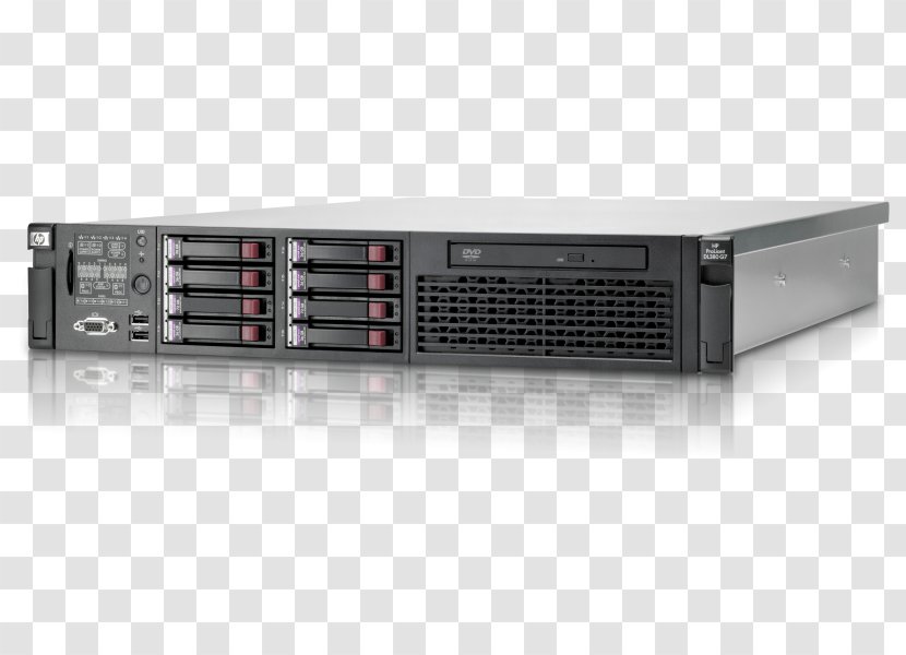 Hewlett-Packard HP ProLiant DL380 G7 Computer Servers Hard Drives - Stereo Amplifier - Hewlett-packard Transparent PNG
