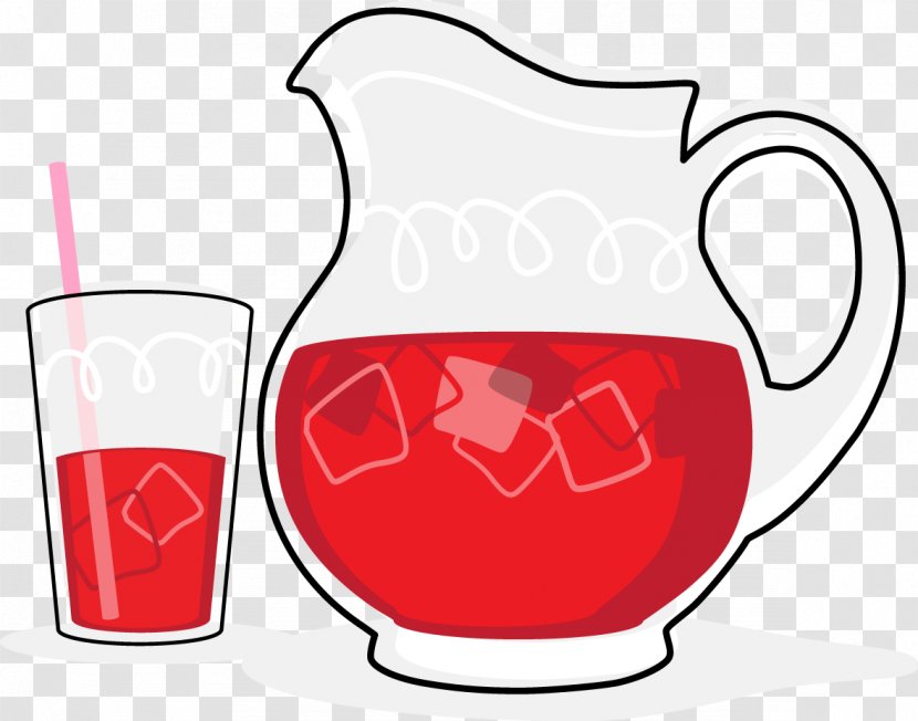 Kool-Aid Pitcher Jug Clip Art - Watercolor - Cliparts Transparent PNG