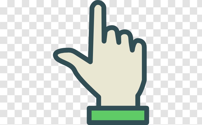 Thumb Index Finger Gesture - Symbol - Hand Point Transparent PNG