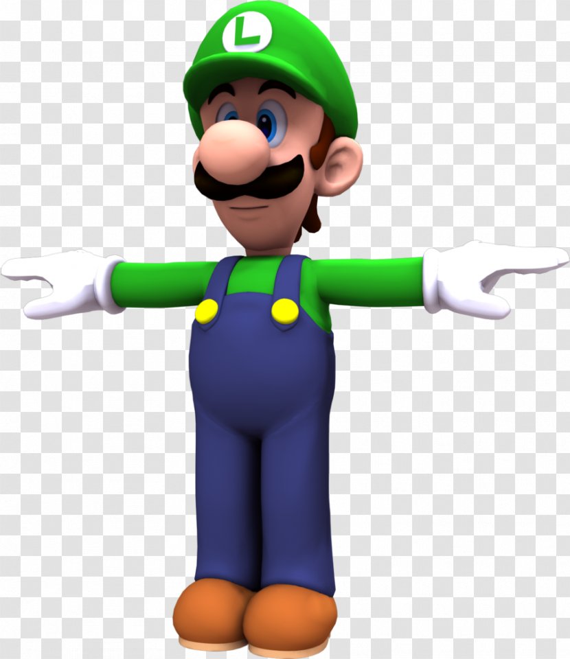 Super Mario 64 Luigi Dr. Toad - Thumb Transparent PNG