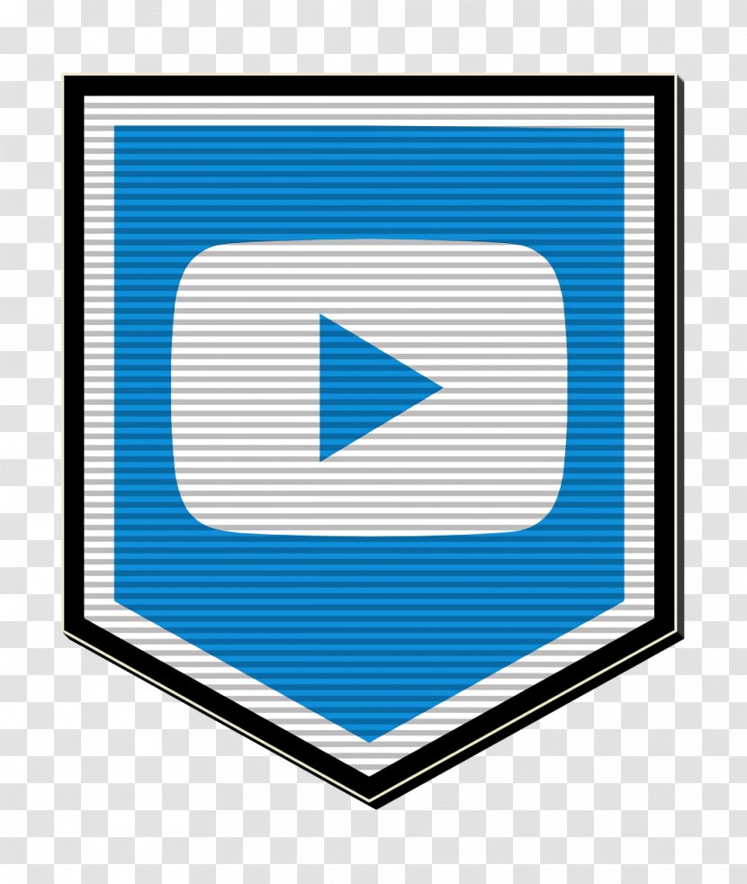 Logo Icon Media Social - Electric Blue - Symbol Transparent PNG