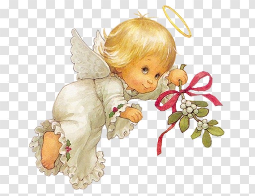 Angel Cherub Clip Art - Supernatural Creature - Cute Christmas Free Clipart Picture Transparent PNG