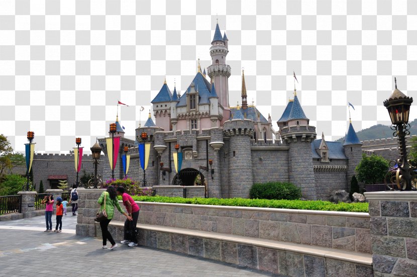 Hong Kong Disneyland Amusement Park The Walt Disney Company - Plaza - HQ Pictures Transparent PNG