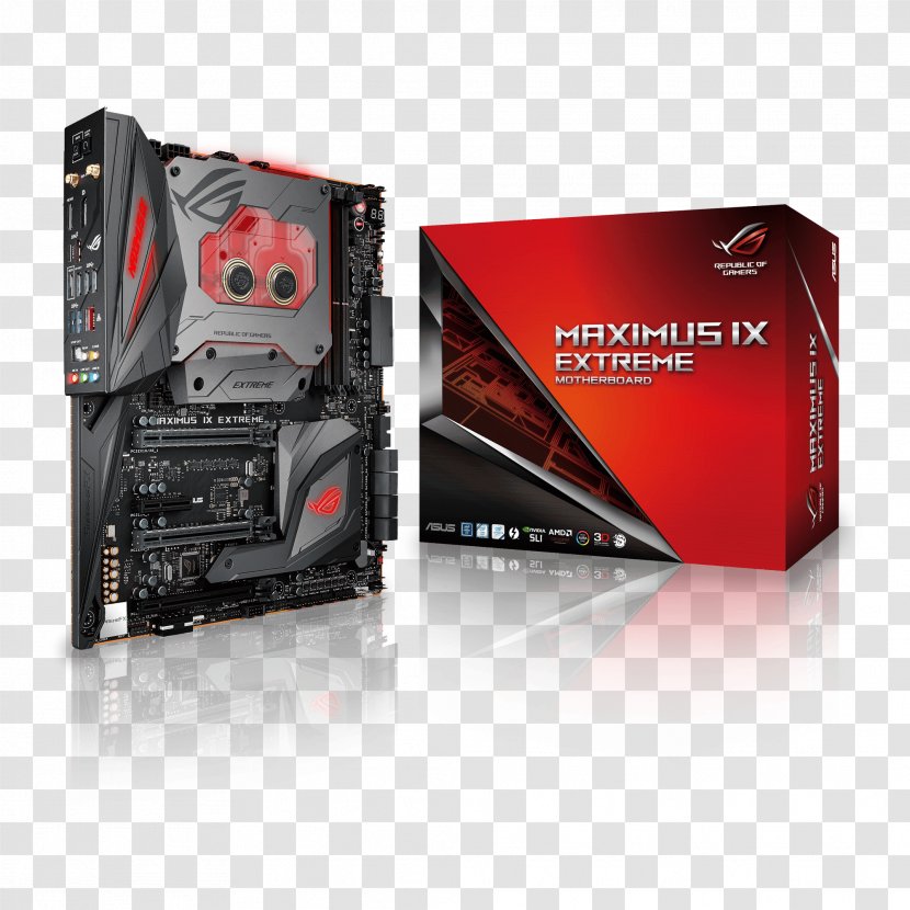 Asus ROG Maximus IX Extreme Motherboard LGA 1151 CPU Socket - Ix Hero - X Atx Transparent PNG