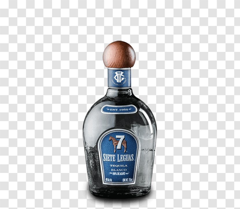 Olmeca Tequila Liquor Siete Leguas Blanco - Bottle - Mexico Transparent PNG